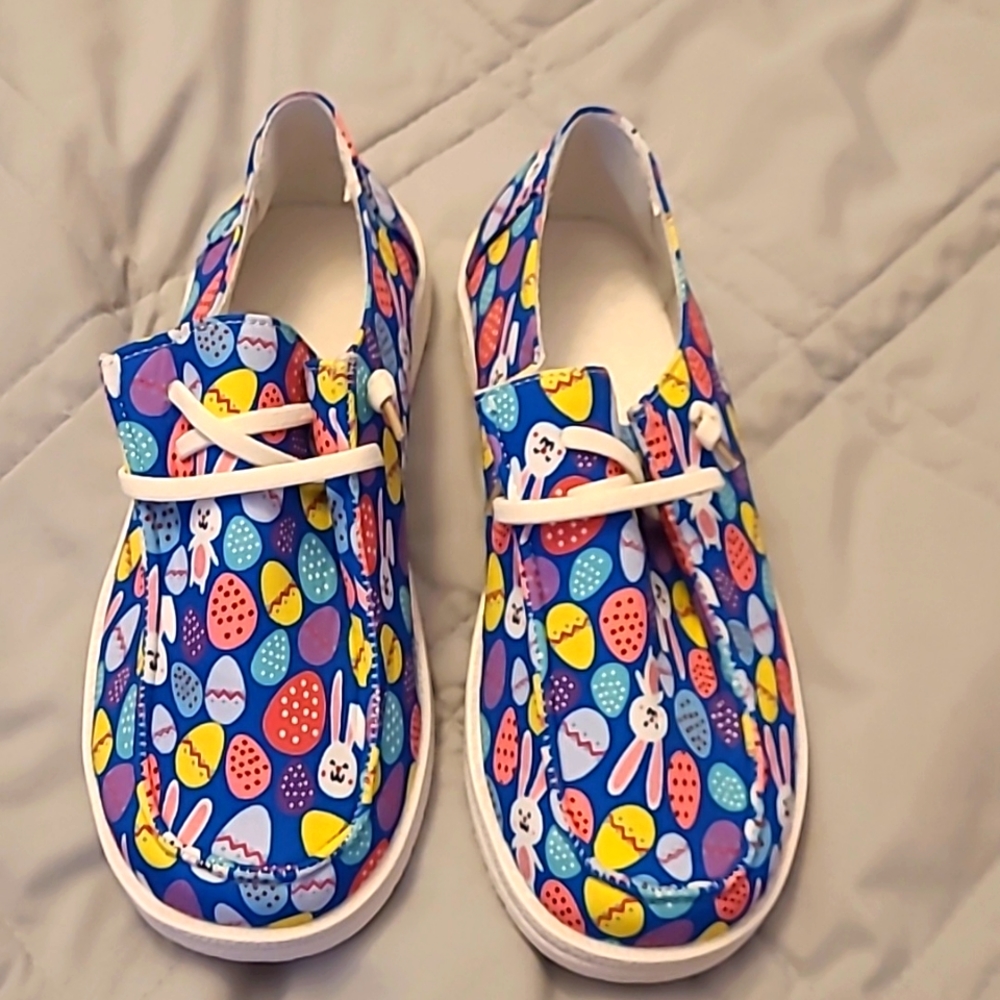 Heydude inspired Easter shoes